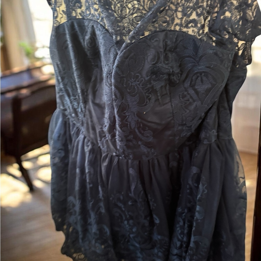 Chi Chi London Women's Navy Formal Dress
